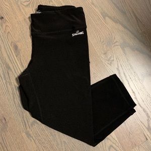 Spalding workout capris